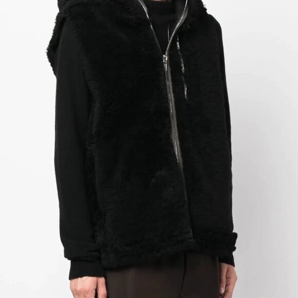 Rick Owens - EU46 GRAIL Lamb Shearling Rare Runway Gimp Vest FW22 Strobe - Picture 15 of 16
